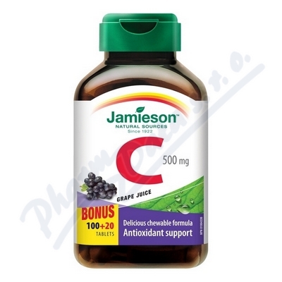 JAMIESON Vitamn C 500mg hrozn.vno cucac tbl.120