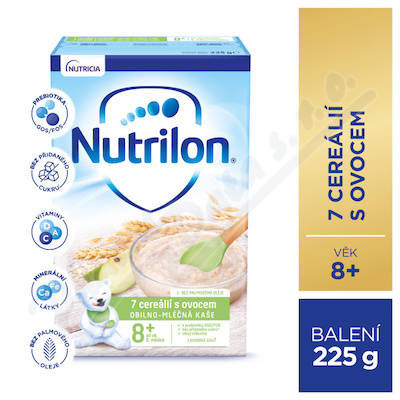 Nutrilon Obil.-ml.kae 7cereli s ovocem 225g 8M+