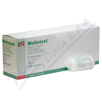 Obin.elast.fix.Mollelast v celofnu 6cmx4m 1ks