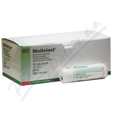 Obin.elast.fix.Mollelast v celofnu 12cmx4m 1ks