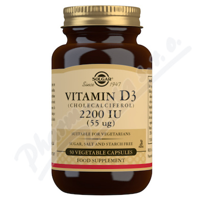 Solgar Vitamin D3 2200 IU csp.50