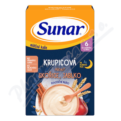 Sunar Ml.krup.kae Skoice-jablko dobrou noc 210g