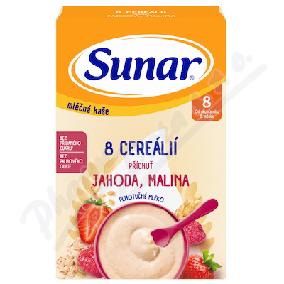 Sunar Mln kae 8 cerel. jahoda-malina 8m+ 210g