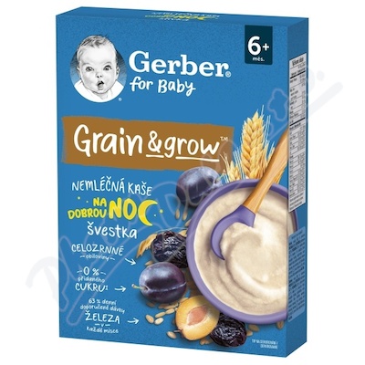 Gerber Neml.kae na dobrou noc vestka 200g 6M+