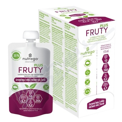 nutrego FRUTY PLUS erven epa por.sol.4x175ml