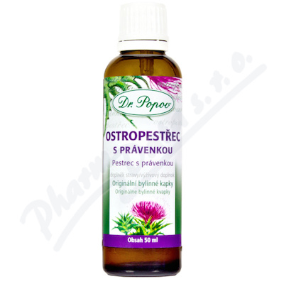 Dr.Popov Kapky bylinn Ostropest.s prvenkou 50ml