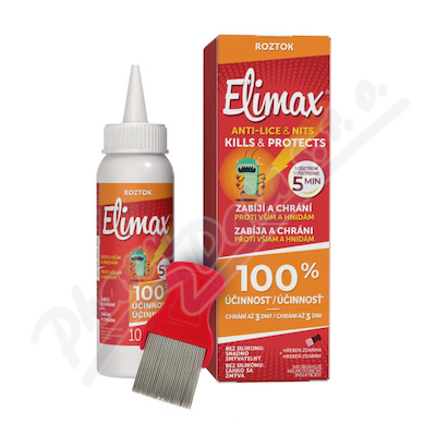 Elimax Roztok proti vm a hnidm 100ml+heben