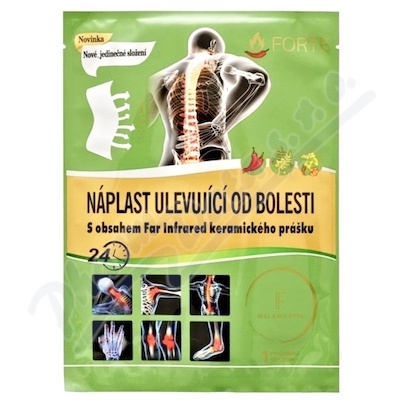 FORTE Nplast ulevujc od bolesti 12x18cm 1ks