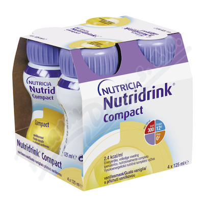 Nutridrink Compact s pch.vanilka 4x125ml